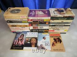 BIG Lot of (35) AFRICAN AMERICAN BLACK HISTORY Books JESSE OWENS Roots MALCOLM X