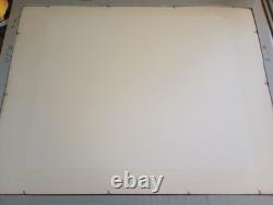 BLACK AFRICAN AMERICAN WOMAN PORTRAIT Original PAINTING VINTAGE 1976 I. A. B. A