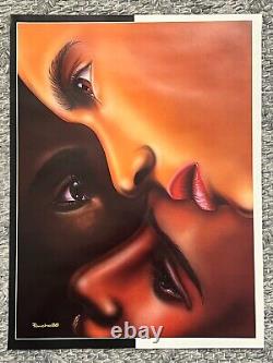 BLACK IS BLACK 20x15 Prints by Larry Poncho Brown 1988 African American Art VTG