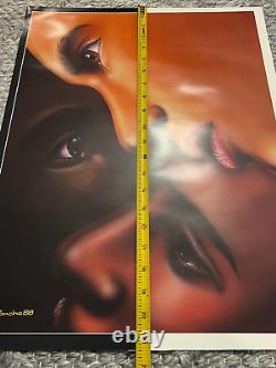 BLACK IS BLACK 20x15 Prints by Larry Poncho Brown 1988 African American Art VTG