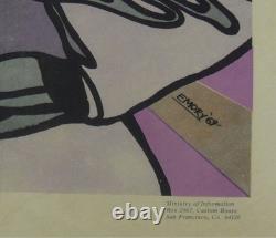 BLACK PANTHER PARTY (BPP)- 1960s POSTER EMORY DOUGLAS- AFRICAN AMERICAN FEMALE