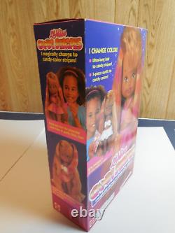 Ba2 1993 Mattel LIL Miss Candi Stripes Doll Black African American Vtg Rare