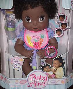 Baby Alive African American 16in. Talking Girl Doll Soft Face Mouth Moves 2006