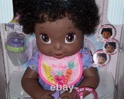 Baby Alive African American 16in. Talking Girl Doll Soft Face Mouth Moves 2006