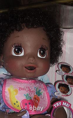 Baby Alive African American 16in. Talking Girl Doll Soft Face Mouth Moves 2006