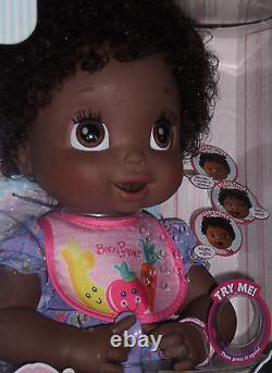 Baby Alive African American 16in. Talking Girl Doll Soft Face Mouth Moves 2006