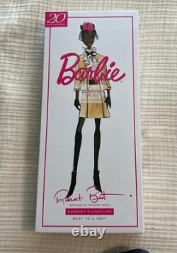 Barbie Best To A Tea Silkstone African American Black Gold Label #GHT65 NRFB