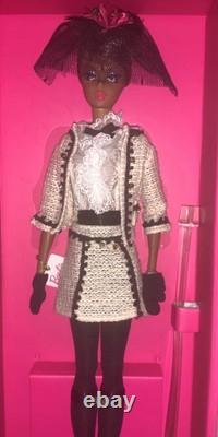 Barbie Best To A Tea Silkstone African American Black Gold Label #GHT65 NRFB