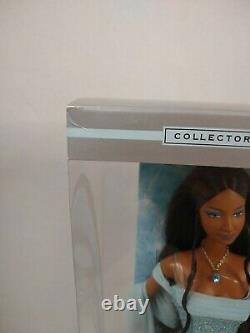 Barbie Birthstone Collection March/Aquamarine African American/Black 2002 NRFB