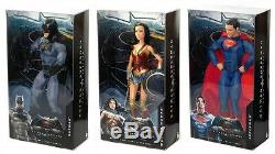 Barbie Black Label Dawn of Justice Batman Superman Wonder Woman 3 Doll Set