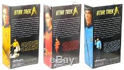 Barbie Black Label Star Trek 50th Anniversary Kirk Spock Uhura 3 Doll Set