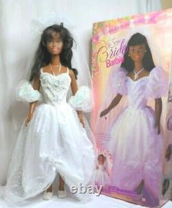Barbie Bride African American My Size 3' tall black doll withBox 1994 Wedding Vtg