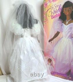 Barbie Bride African American My Size 3' tall black doll withBox 1994 Wedding Vtg