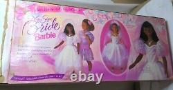 Barbie Bride African American My Size 3' tall black doll withBox 1994 Wedding Vtg