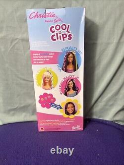 Barbie Cool Clips Christie African American Long Hair Rare Mattel 50599? IOB