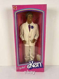 Barbie Crystal Ken, Black African American 1984 Doll NEW NOS Mattel