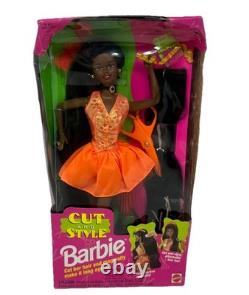 Barbie Cut And Style African American Christie Doll 1994 #12642 Damaged Box