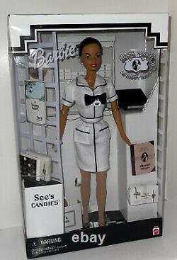 Barbie Dolls Sees Candy Beautiful African American Black Barbie Doll NIP