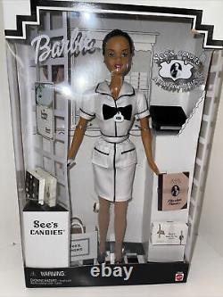 Barbie Dolls Sees Candy Beautiful African American Black Barbie Doll NIP