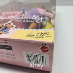 Barbie Happy Family AFRICAN AMERICAN PREGNANT MIDGE & BABY AA Black RARE NEW