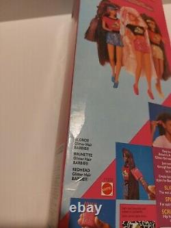 Barbie Mattel Glitter Hair African American Doll AA 11332 New Unopened 1993 HTF