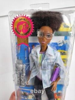 Barbie Robotics Engineer African American Black Doll 2018 Career of the Year NIB