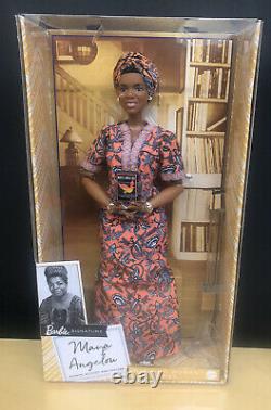 Barbie Signature Inspiring Women Maya Angelou Collector Doll 12 Black History