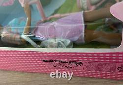 Barbie Walking Barbie and Baby Sister Krissy African American Doll 1999 NIB