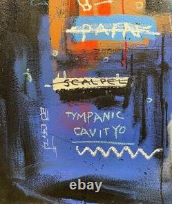 Basquiat Painting African-American Art Black Artist- Graffiti/urban Painting