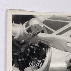 Beautiful African American Black Female Photo Twin Engine Plane 1940s 50s Read