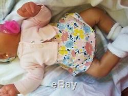 Beautiful Black Reborn Baby Doll vinyl ethnic