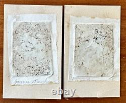 Best Friends White & African American Girls Tintype Photos 1800s Black Americana