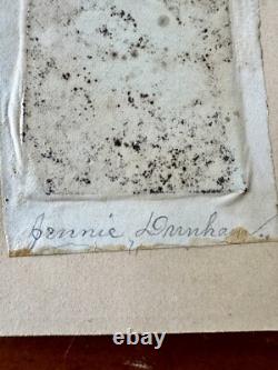 Best Friends White & African American Girls Tintype Photos 1800s Black Americana