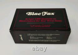 BlacFax Blac Fax Trivia Game African American Black Culture History Vintage 1985