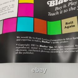 BlacFax Blac Fax Trivia Game African American Black Culture History Vintage 1985