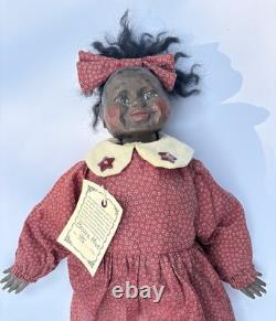 Black African American Doll Bessie Mae by Maynard Arnett's Signed 95/250