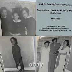 Black African American Photos Baptist Church Family History Singing Trio VTG Lot