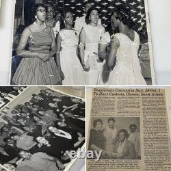 Black African American Photos Baptist Church Family History Singing Trio VTG Lot
