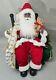Black African American Santa Claus in Rocking Chair Large Christmas Decor 15