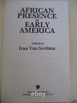 Black American African Presence in Early America Archeology History RARE 1992