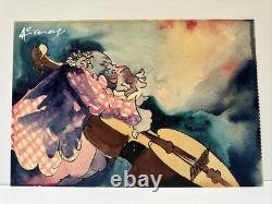 Black Americana Painting Musicians African American Jazz Band Leo Meiersdorff