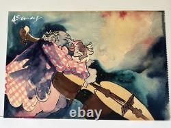 Black Americana Painting Musicians African American Jazz Band Leo Meiersdorff