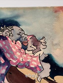 Black Americana Painting Musicians African American Jazz Band Leo Meiersdorff
