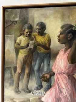 Black Americana Painting Urban Portrait African American Woman Jean Fulton 24
