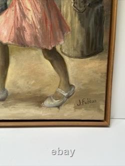 Black Americana Painting Urban Portrait African American Woman Jean Fulton 24