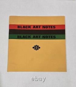 Black Art Notes book 1971 AFRICAN AMERICAN ART 1ST ED. Tom Lloyd VERY RARE