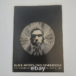 Black Artists Two Generations, 1971. Seminal exhibition. AFRICAN AMERICAN ART