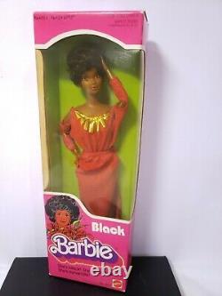 Black Barbie Doll 1979 Mattel 1293 Nrfb