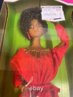 Black Barbie with Red Dress in box Vintage 1979 Mattel African American AA