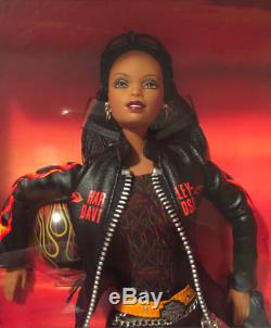 Black Harley Davidson Barbie # 5 African American BARBIE 2000 Mattel MIB